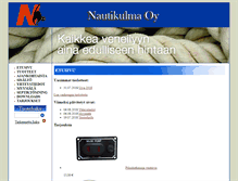 Tablet Screenshot of nautikulma.fi